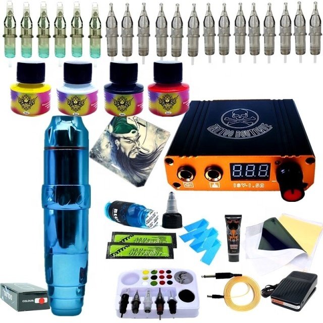 Ghostaxe Professional Mastor Permanent Makeup Tattoo Gun Beginner Tattoo Machine Kit
