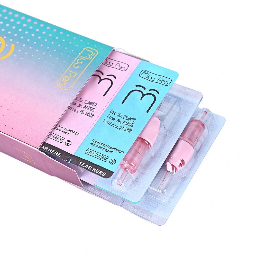 Disposable Sterile Tattoo Cartridge Needles Sharp Durable RS RL RM M1 For Permanent Makeup Tattoo Machine Pen