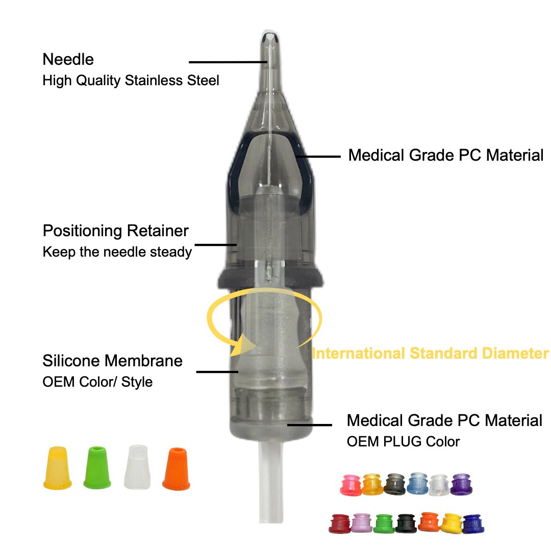 Professional Premium Disposable Tattoo Needle Cartridge Tattoo Cartridges Permanent Makeup Cartridges Tattoo Needle
