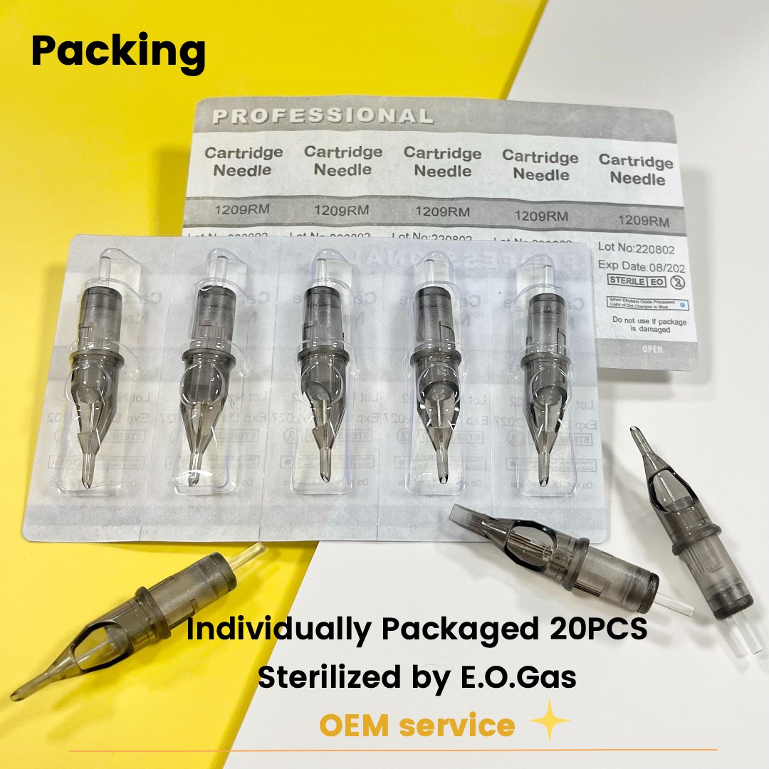 Professional Premium Disposable Tattoo Needle Cartridge Tattoo Cartridges Permanent Makeup Cartridges Tattoo Needle