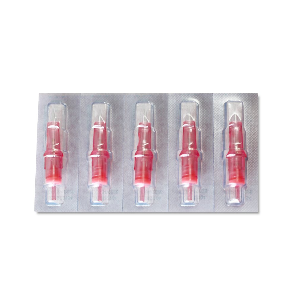 Pink Permanent Makeup Membre Needle Cartridge Permanent Makeup Cartridge Needles