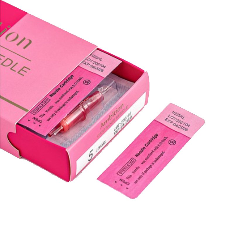 Pink Permanent Makeup Membre Needle Cartridge Permanent Makeup Cartridge Needles