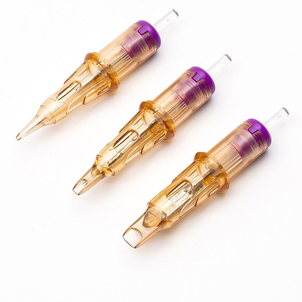20pcs 0.25mm 0.3mm 0.35mm RL M1 RM RS Tattoo Needles Professional Premium Tattoo Cartridges For Artists Tattoo Supplies