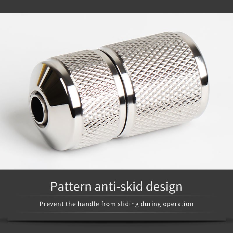 Professional Self-lock Stainless Steel Tattoo Grips Machine Pen For Permanent Makeup Tattoo Cartridge Needle Grip