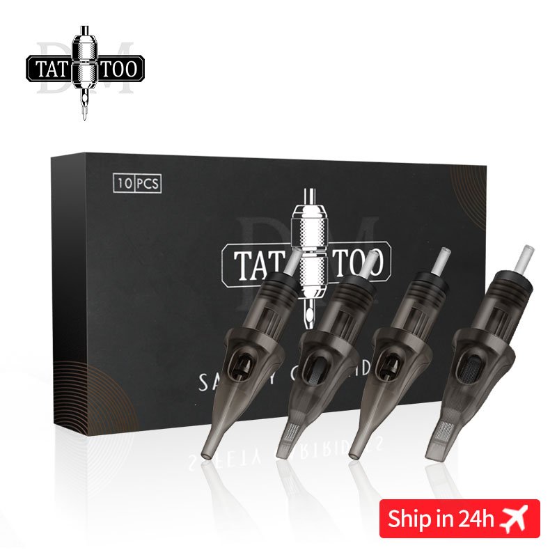 10Pcs/box Disposable Stainless Steel Safe Microblading Permanent Makeup Needle Tattoo Cartridge Needle