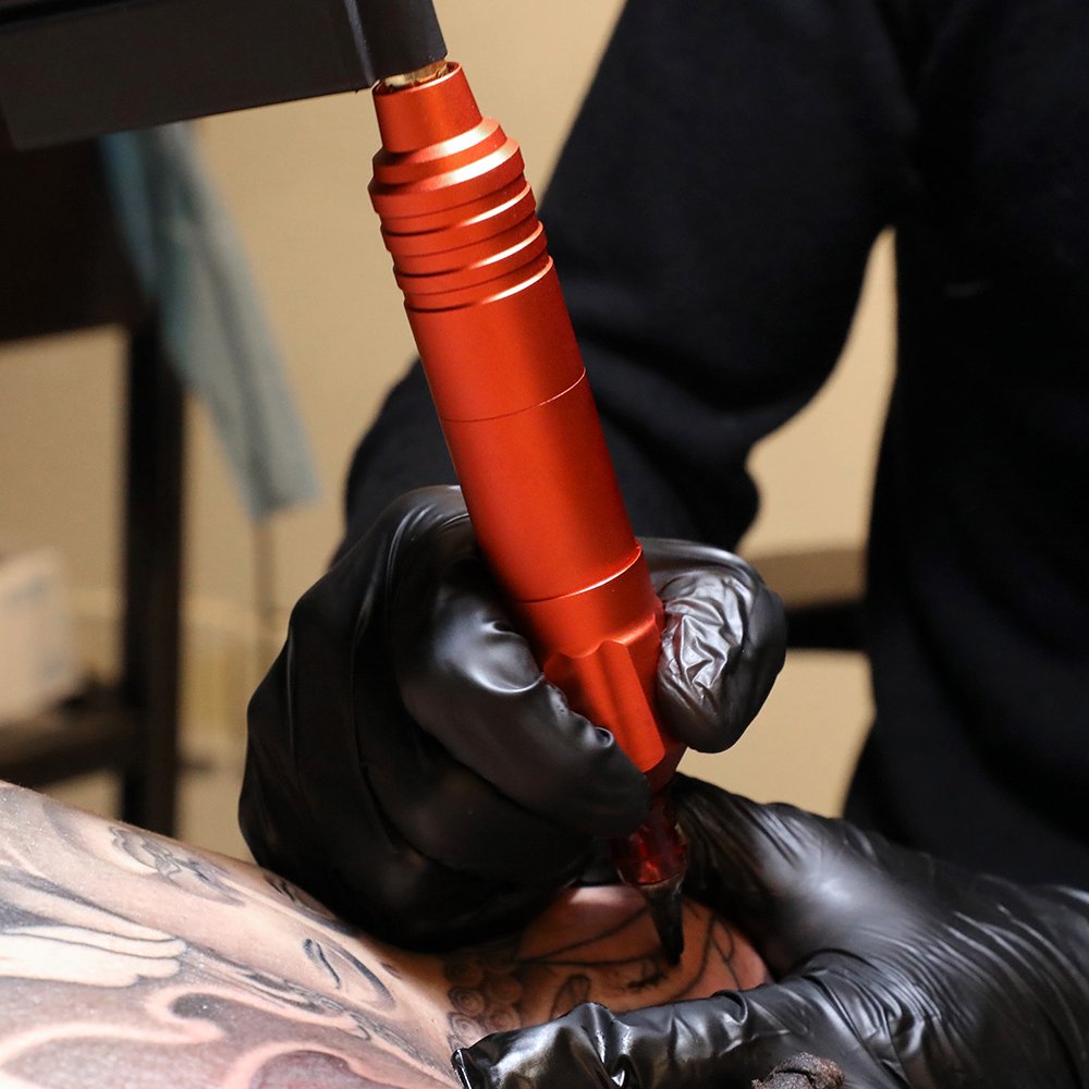 Customized Profession Tattoo Kit RCA Rotary Machine Pen With Cartridge Needle Permanent Makeup Machine Set