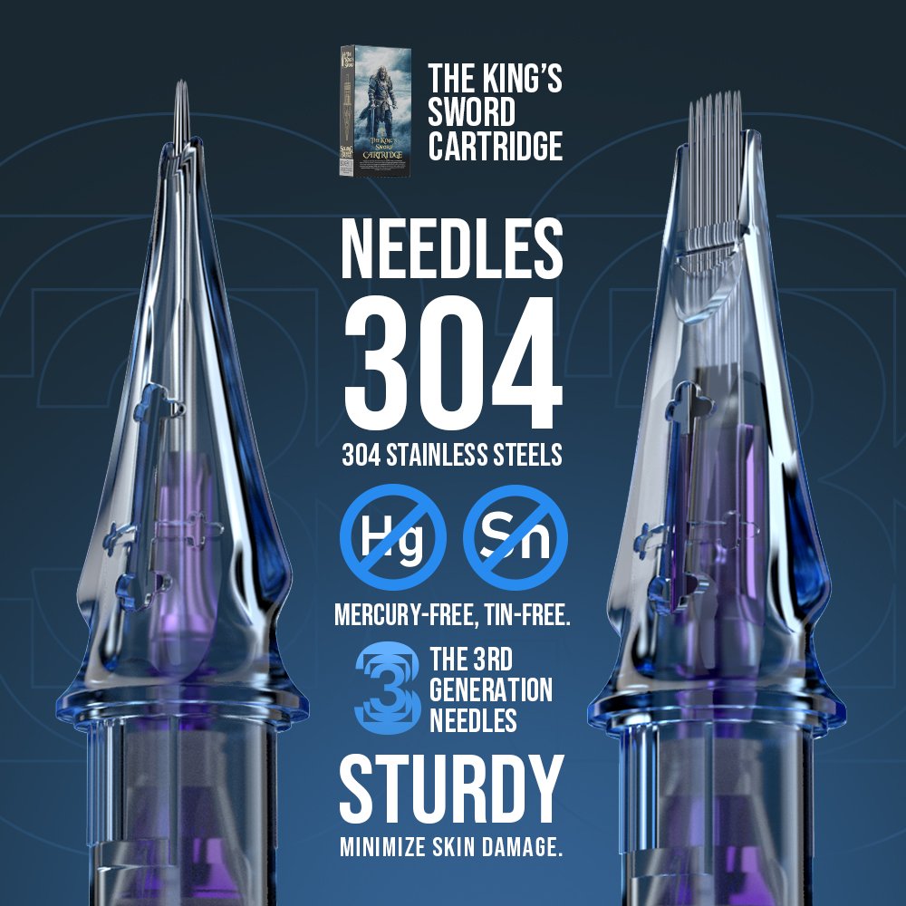 Wholesale Permanent Makeup Needle Cartridge High Quality 100% Sterilized Tattoo Needles Sharp Disposable Tattoo Cartridge Needle