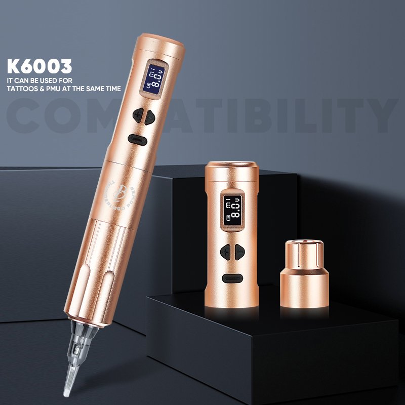 Biomaser most selling product K6003 wireless and wired rotary tattoo machine private label maquina de tatuajes