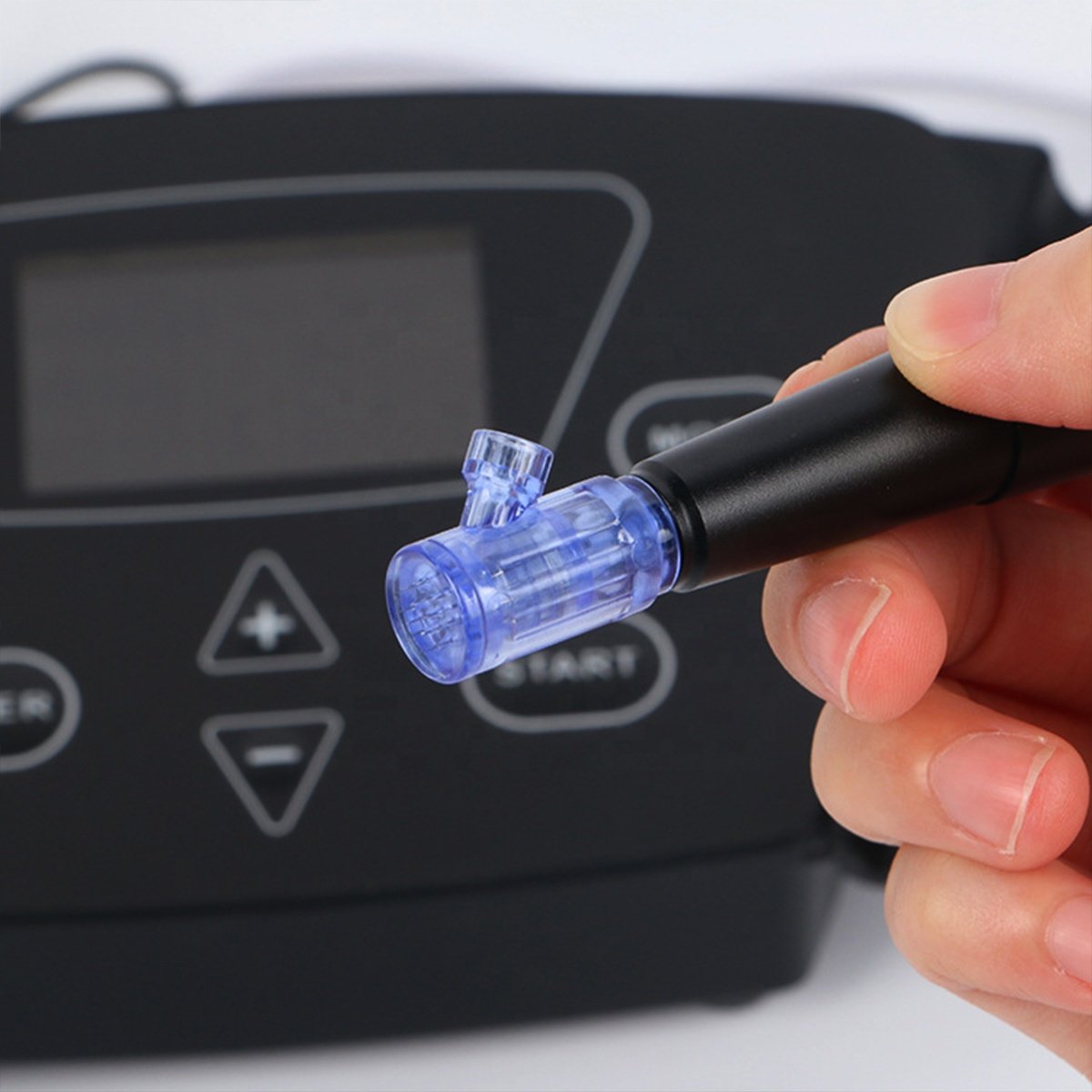 Oem Professional Black Pearl Flux Tattoo Pmu Complete Gun Parts Digital Full Kit Eyebrow Rotary Pen Tattoo Machine Set