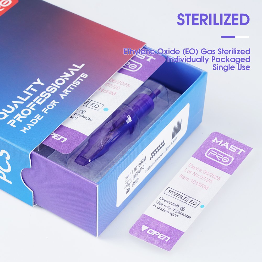 Wholesale Professional New Box Mast Pro Makeup Disposable PMU 1RL Permanent Makeup Tattoo Needle Cartridge