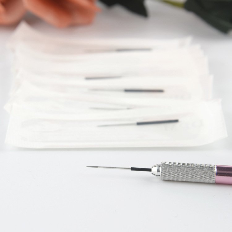 20PCS DPM Fogging Needle 3R 5R Embroidery Permanent Makeup Needles For Eyebrow Manual Tattoo Supplies