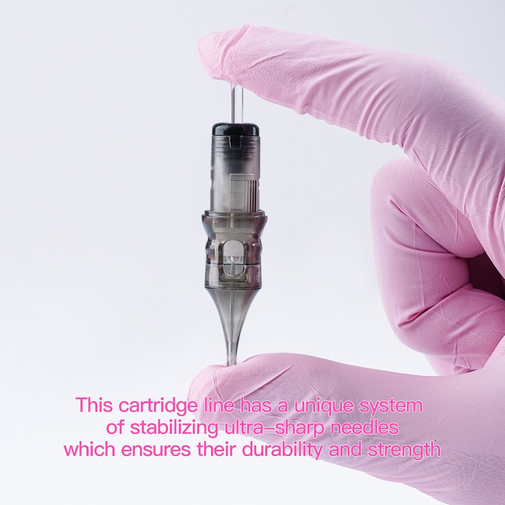 NOIR MOQ1000 RS Tattoo Needle Cartridges Membrane Cartridge Needles Tattoo Permanent Makeup Eyebrow Tattoo Cartridges