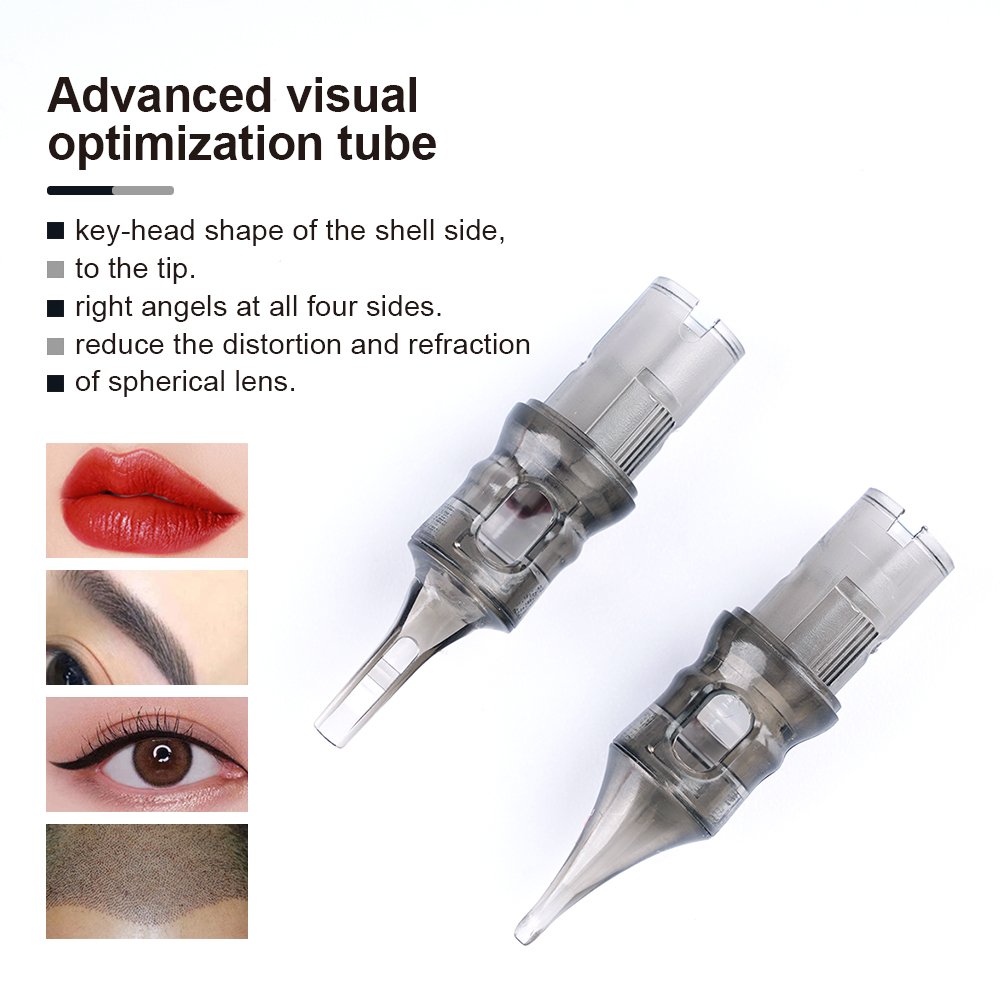 NOIR MOQ1000 RS Tattoo Needle Cartridges Membrane Cartridge Needles Tattoo Permanent Makeup Eyebrow Tattoo Cartridges