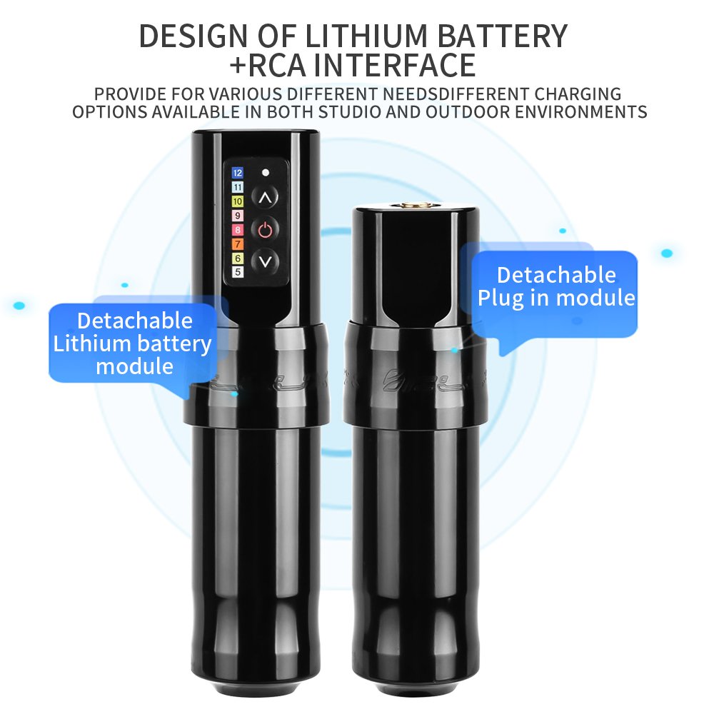 New Aircraft Aluminum Professional Rotary Wireless Tattoo Pen Hot Sale Professional Machine High Quality Motor Tattoo Machine