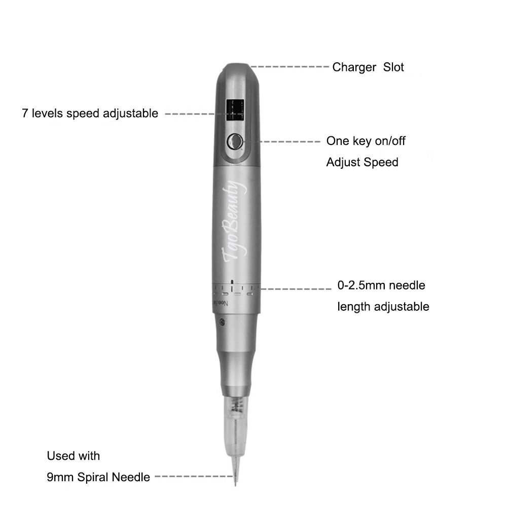 Reasonable Price Rotary Tattoo Pen Machine 7 Levels Eyebrow Microblading Tattoo Machine for Semi Permanent Makeup