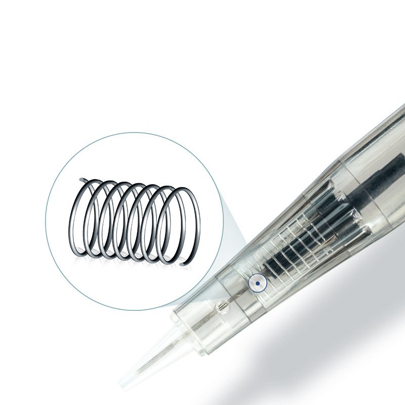Hemp-free needle eyebrow facial disposable tattoo needle cartridge