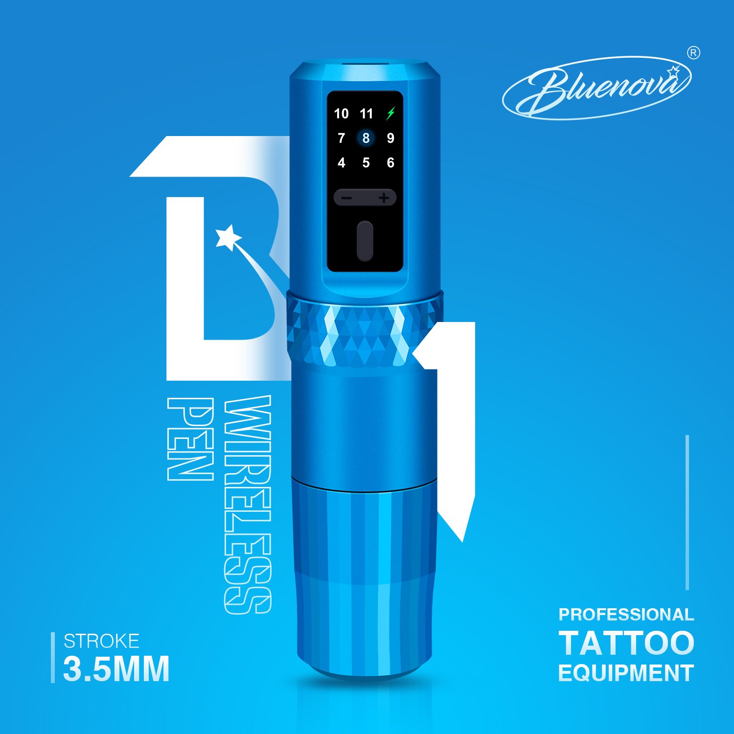 Newest Tattoo Machine Rechargeable 1900mAh Tattoo Battery Pen Machine Permanent Makeup Machine