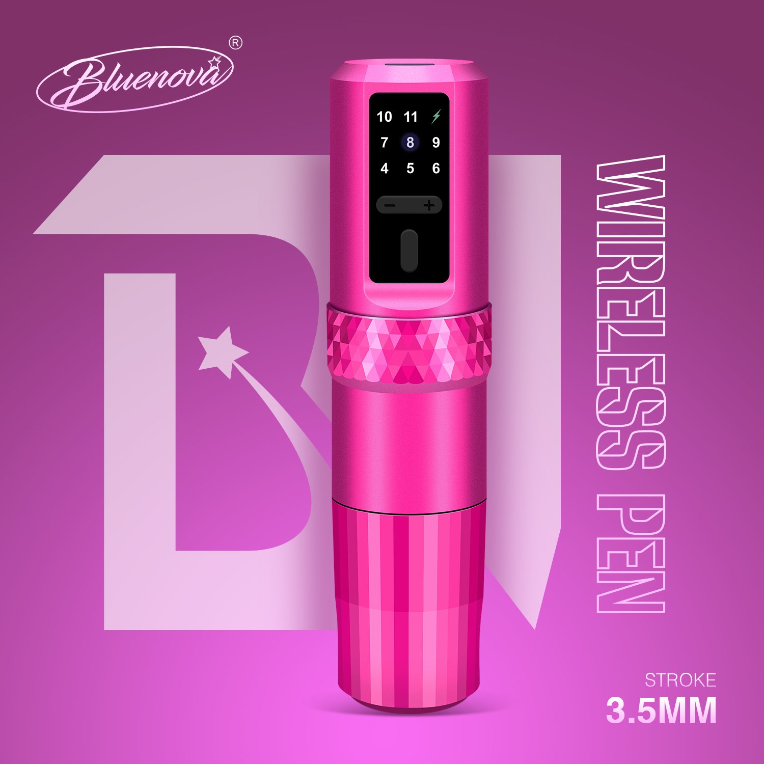 Newest Tattoo Machine Rechargeable 1900mAh Tattoo Battery Pen Machine Permanent Makeup Machine