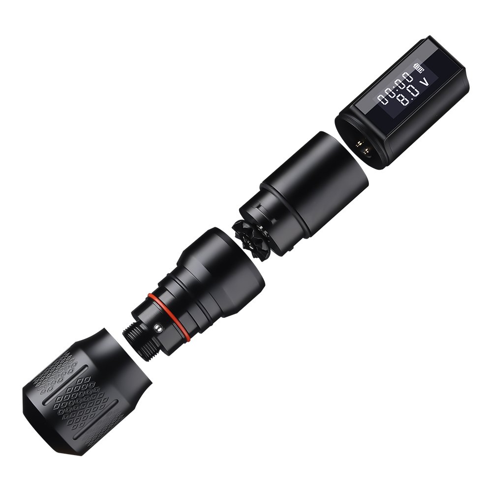 Ambition 1800mAh Digital Battery Janpan Motor Professional Rotary Pen Wireless Tattoo Machine For Body Art