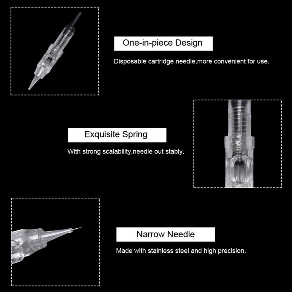 Professional Disposable Permanent Makeup Eyebrow Lip Microblading Tattoo Cartridge Needle