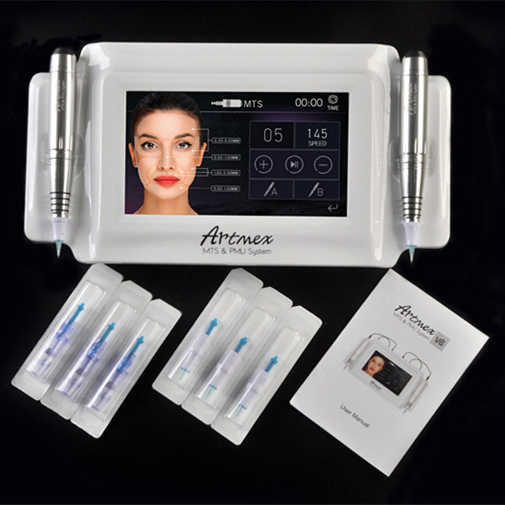 Micropigmentation Semi Permanent Eyebrow Microblading Make up Machine White 7 Inch Touch Screen ABS Permanent Makeup Supplies