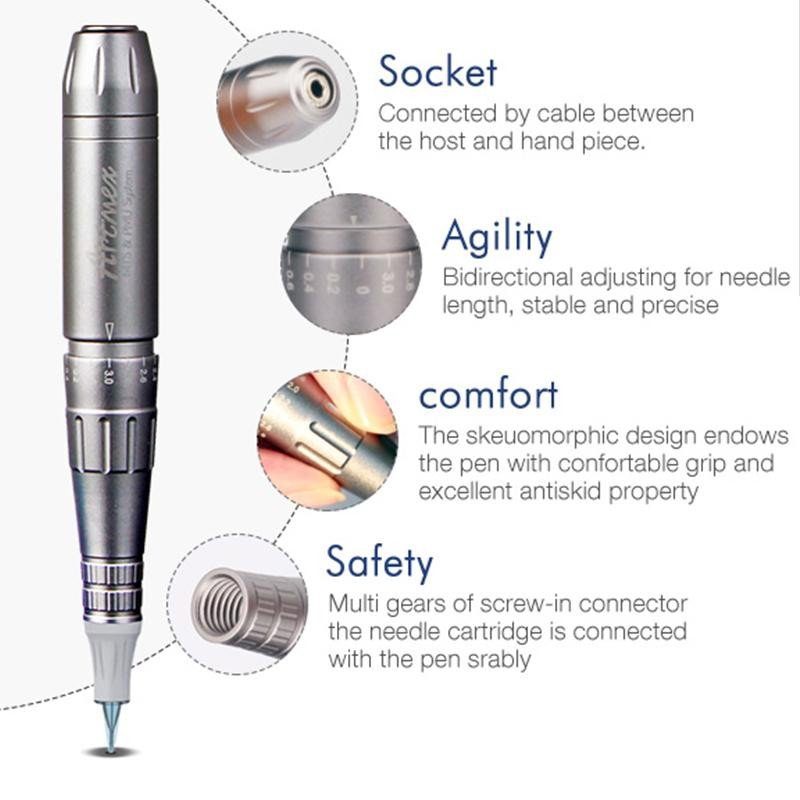Micropigmentation Semi Permanent Eyebrow Microblading Make up Machine White 7 Inch Touch Screen ABS Permanent Makeup Supplies