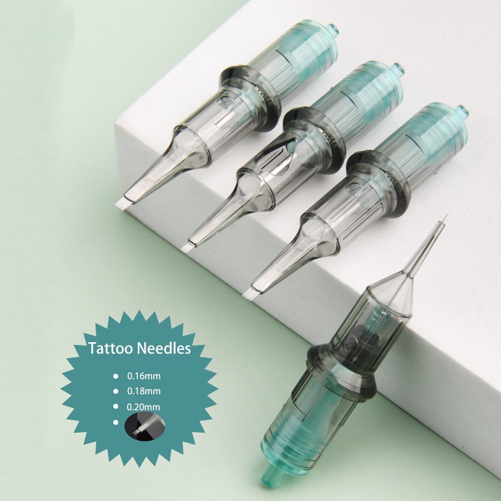 0.16/MM Disposable Trident Tattoo Cartridge Needles Blister Round Liner Microblading Needles For Tattoo Machine Pen