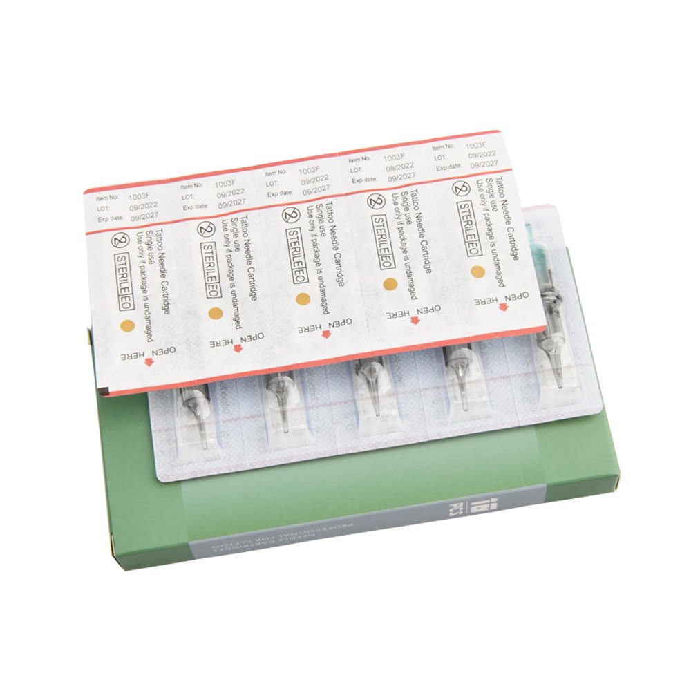 0.16/MM Disposable Trident Tattoo Cartridge Needles Blister Round Liner Microblading Needles For Tattoo Machine Pen