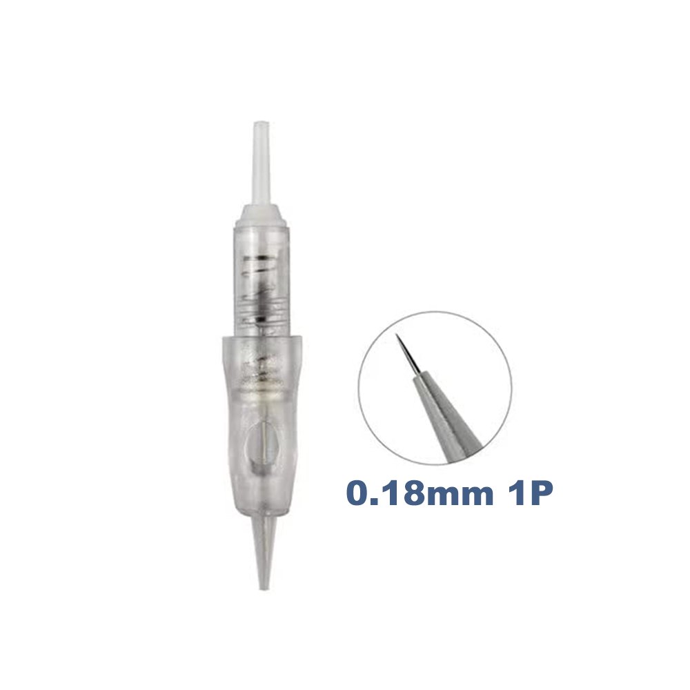Professional Disposable Sterilized Permanent Makeup Cartridge Needle 9mm Screw Tattoo Needle for Cartridge Machines Supplies