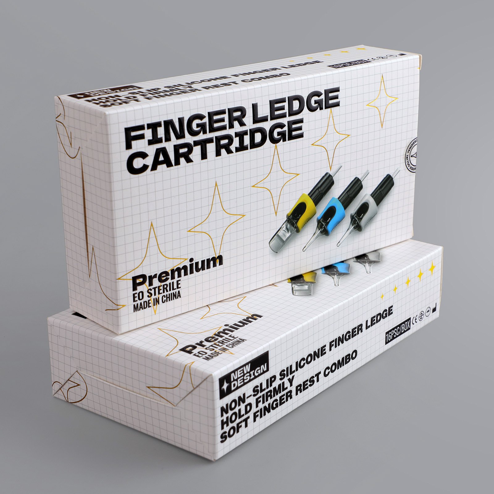 Disposable Sterilized tatuaje Aguja Finger Ledge Tattoo Needle Cartridges Permanent Professional Tattoo Cartridge Needle