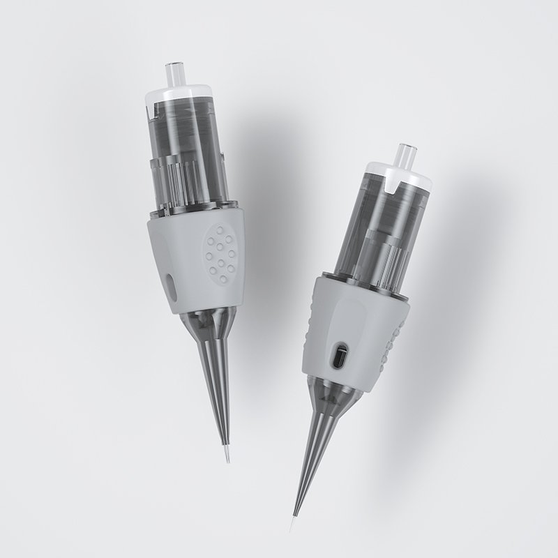 Thunderlord power High Quality wholesale permanent makeup needles 10pcs/box back flow universal cartridge gray needles