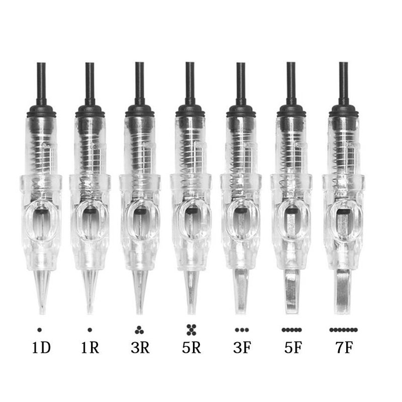 316 stainless steel Cartridge Needles Disposable 0.18/0.2/0.25/0.3/0.35/0.4MM 1RL