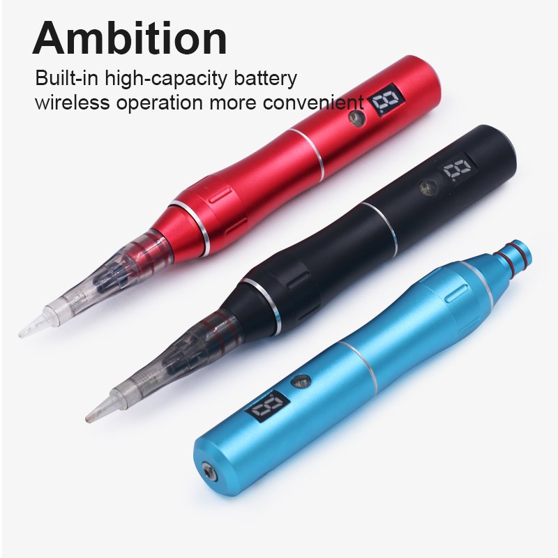 XJ Professional Tattoo Machines Tattoo Pmu Micropigmentation Microblading Machine Wireless Tattoo Machine for Permanent Make up