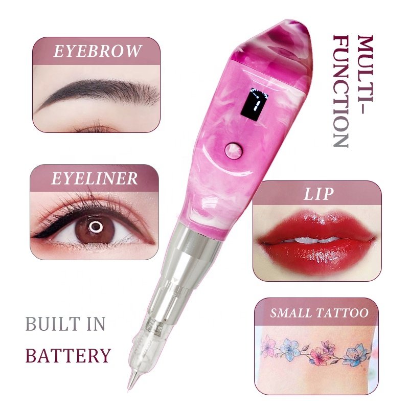 BerLin LED Speed Screen Wireless Tattoo Eyebrow Shading Machine