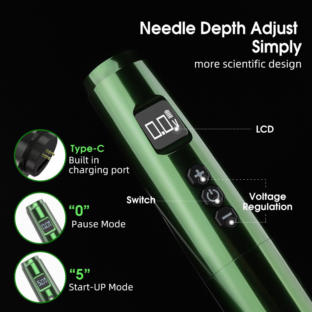 Factory direct wholesale prices Light Weight Eyebrow Lip Eyeline Permanent Makeup Wireless Tattoo Pen Machine
