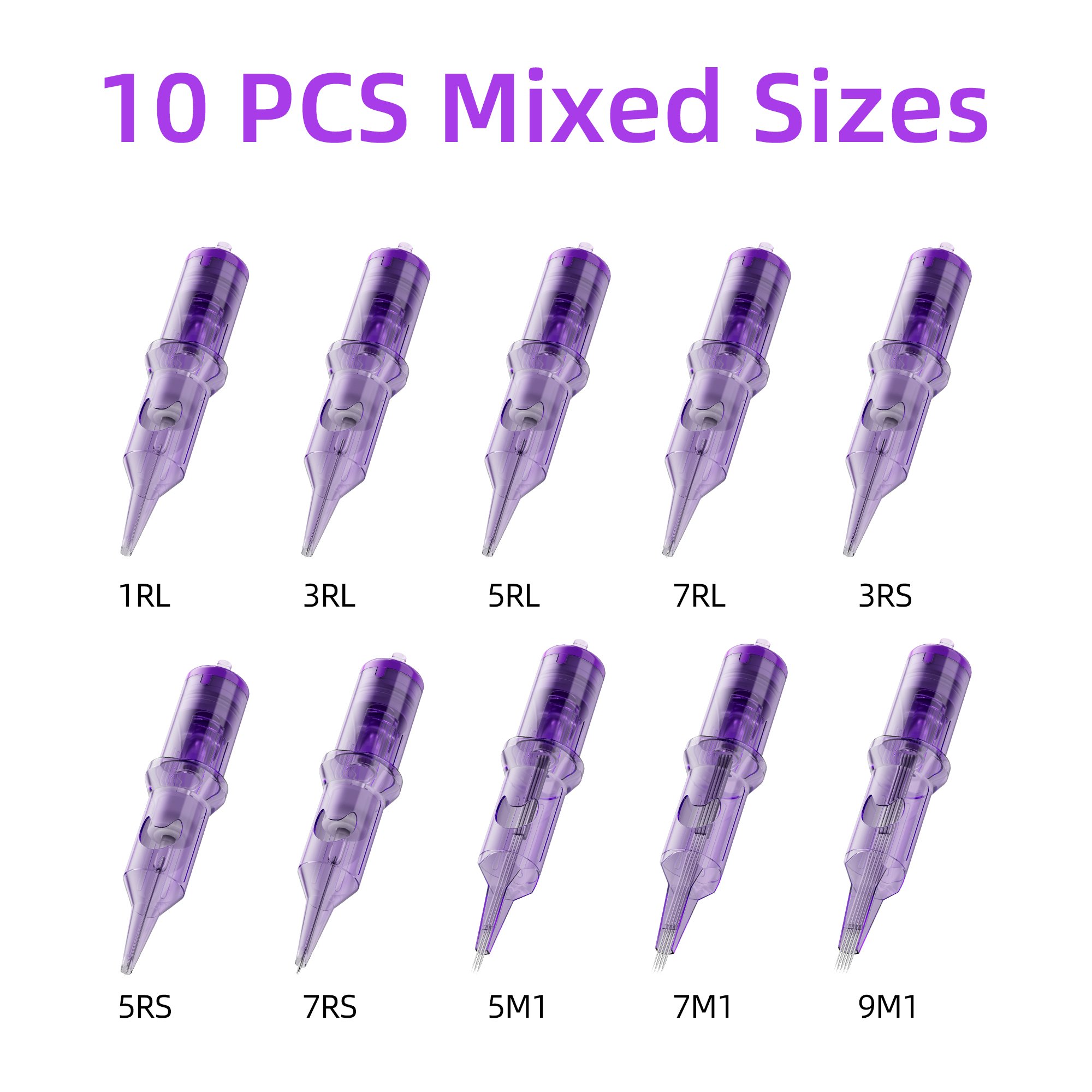 Professional Manufacturer Disposable Tattoo Needle Mixed Sizes Tattoo Cartridges Needles