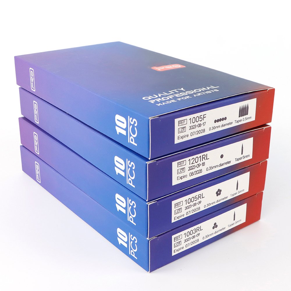 Factory Wholesale NEW Disposable High Quality Wholesale Tattoo SMP Cartridge Needles 0401RL 0403RL