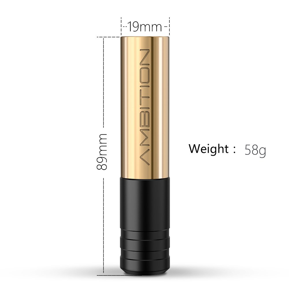 Ambition Tiny 3.5mm Stroke Permanent Makeup RCA Eyeliner Scalp Eyebrows Lips Tools Rotary Tattoo Machine Pen
