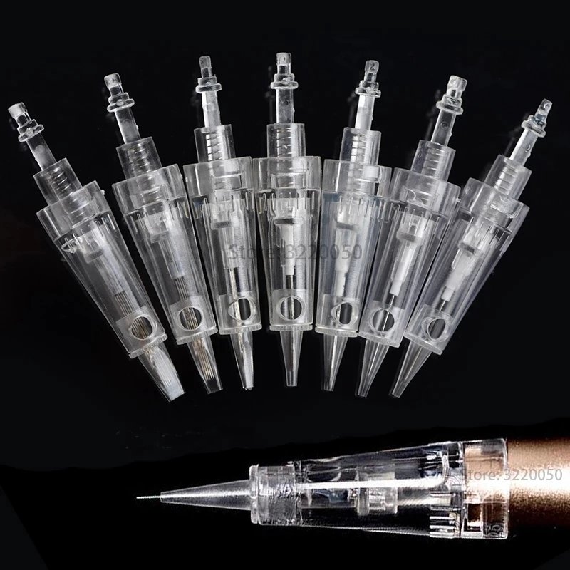 Disposable 1RL 3RL 5RL 5F 7F Microblading Needle for Permanent Makeup Machine Tattoo Cartridge Needle PMU Supplies