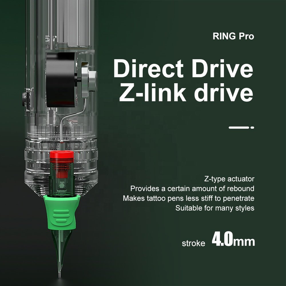 Professional Digital Display 4 mm stroke 1800mah Wireless Battery Tattoo tattoo gun for tattoo artist type-c oem/odm