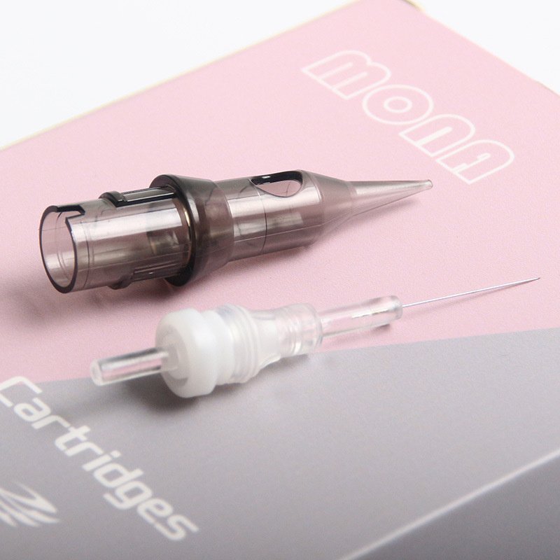 20pcs/pack Tattoo Cartridges Needles 0.30MM Round Liner PMU Needles Standard Disposable Tattoo Pin Permanent Makeup Needles Mona