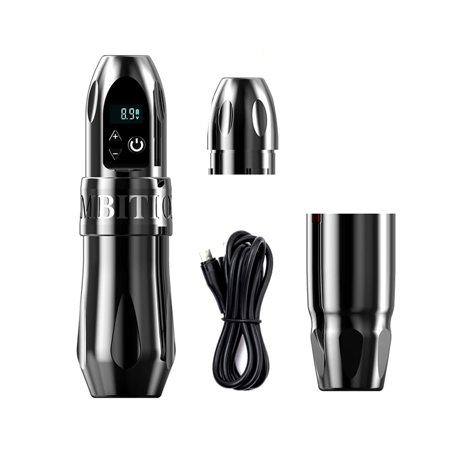 Ambition Troll 2400mAh Strong Coreless Motor 4mm Stroke Professional Rotary Wireless Tattoo Pen Gun Machine for Artist Body Art