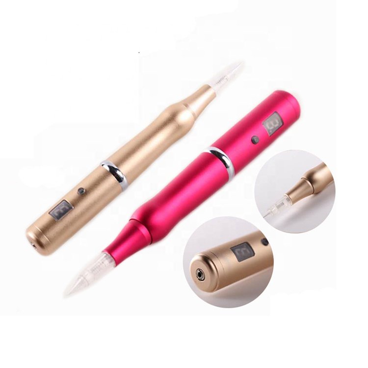 New Professional Wireless Digital Rotary Tattoo Machine for Permanent Makeup Eyebrow Lip Supplies Microblading Machine Pen Tools