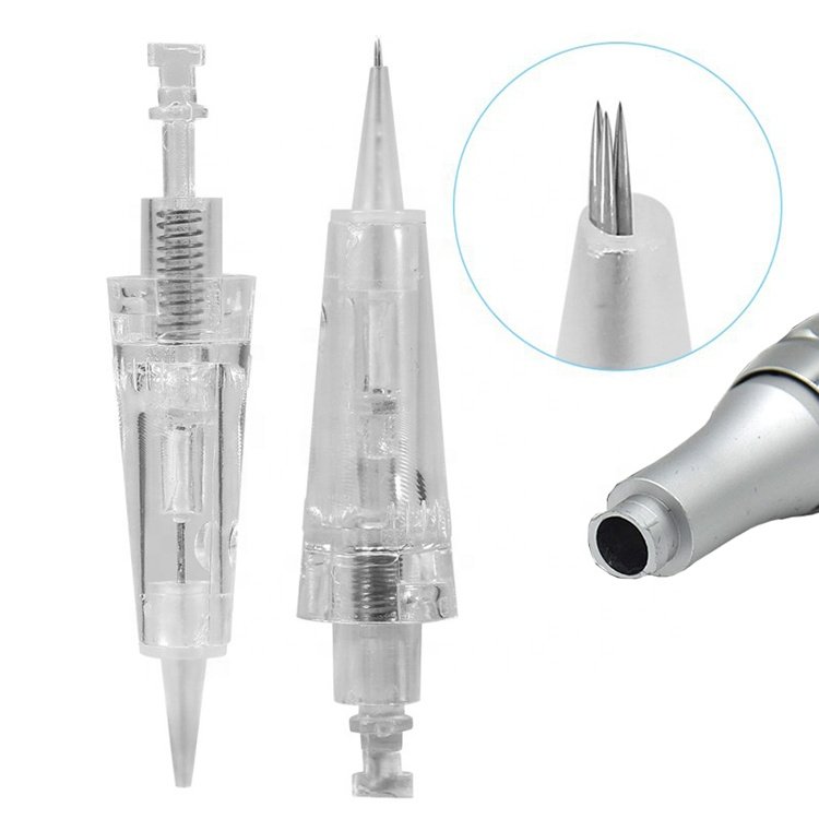 D Wholesale Disposable Buckle 1R PMU Cartridge Needles Tattoo Cartridge Steralizing For Permanent Makeup Machine