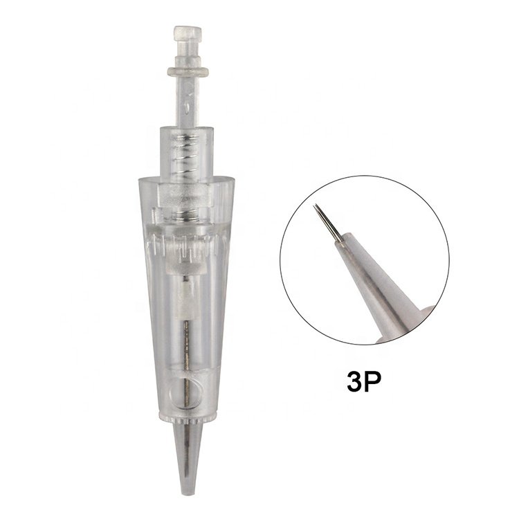 D Wholesale Disposable Buckle 1R PMU Cartridge Needles Tattoo Cartridge Steralizing For Permanent Makeup Machine