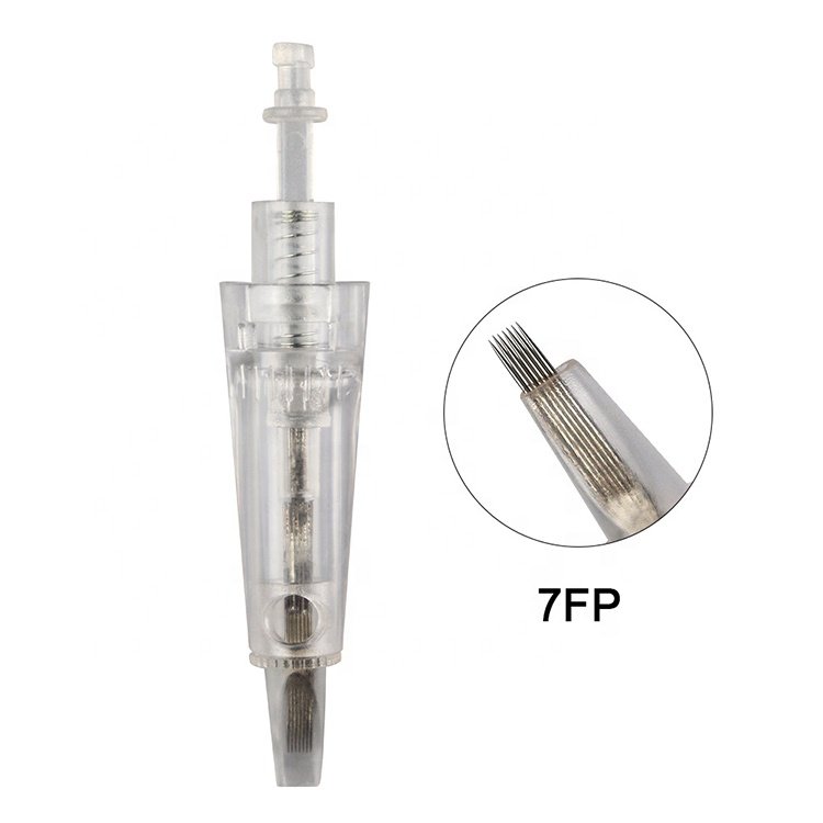 D Wholesale Disposable Buckle 1R PMU Cartridge Needles Tattoo Cartridge Steralizing For Permanent Makeup Machine