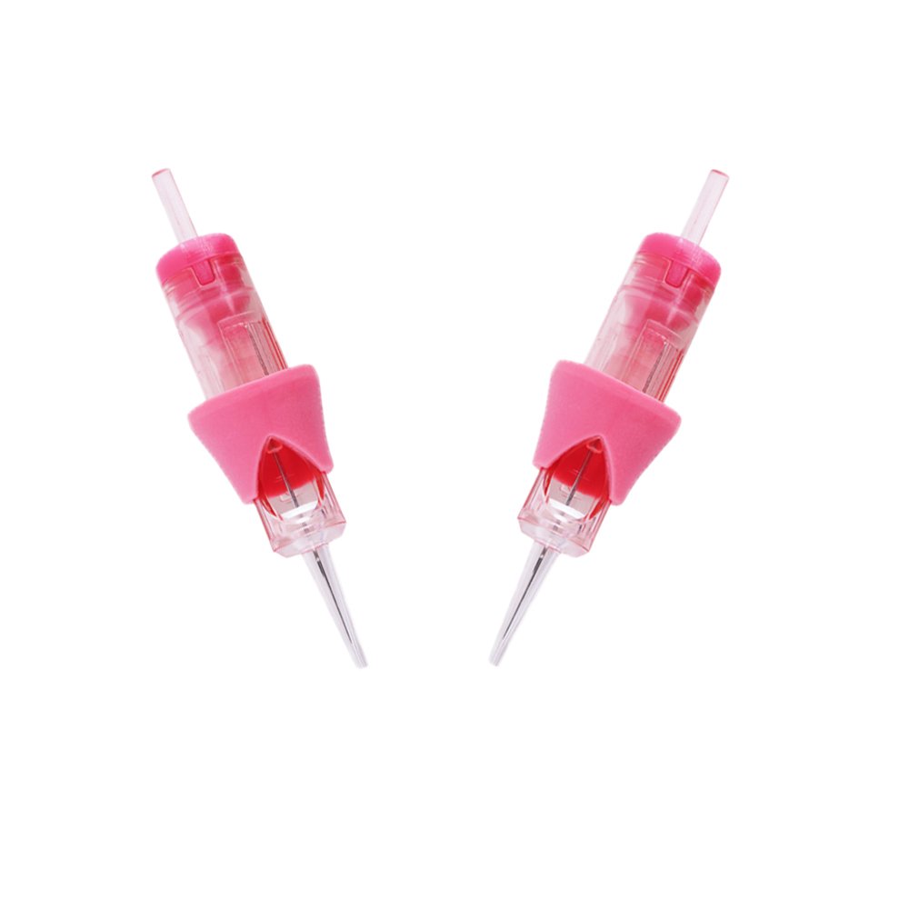 CE certificate Manufacture VIPER PMU Pink Membrane Cartridge Needle with Finger Ledge