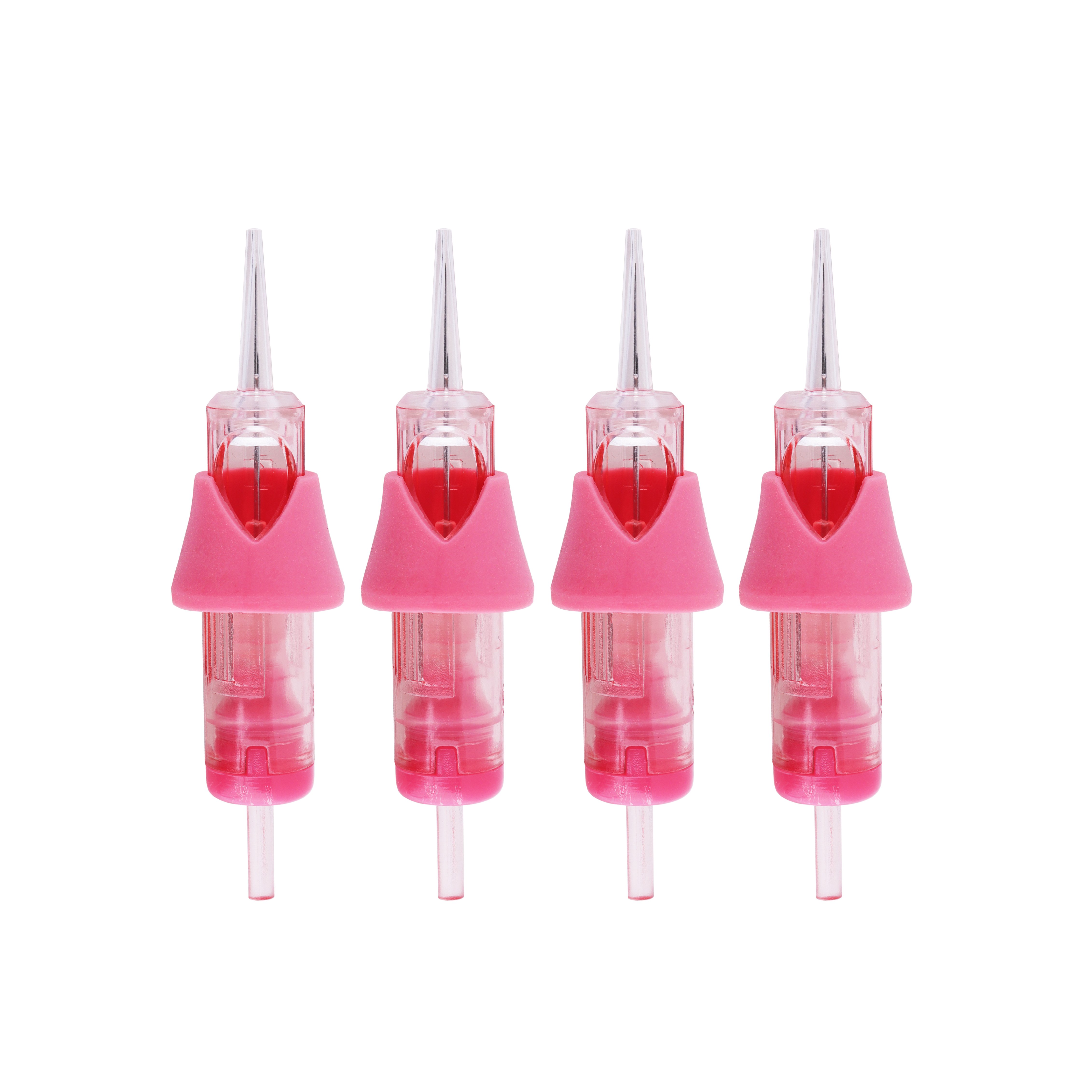 CE certificate Manufacture VIPER PMU Pink Membrane Cartridge Needle with Finger Ledge