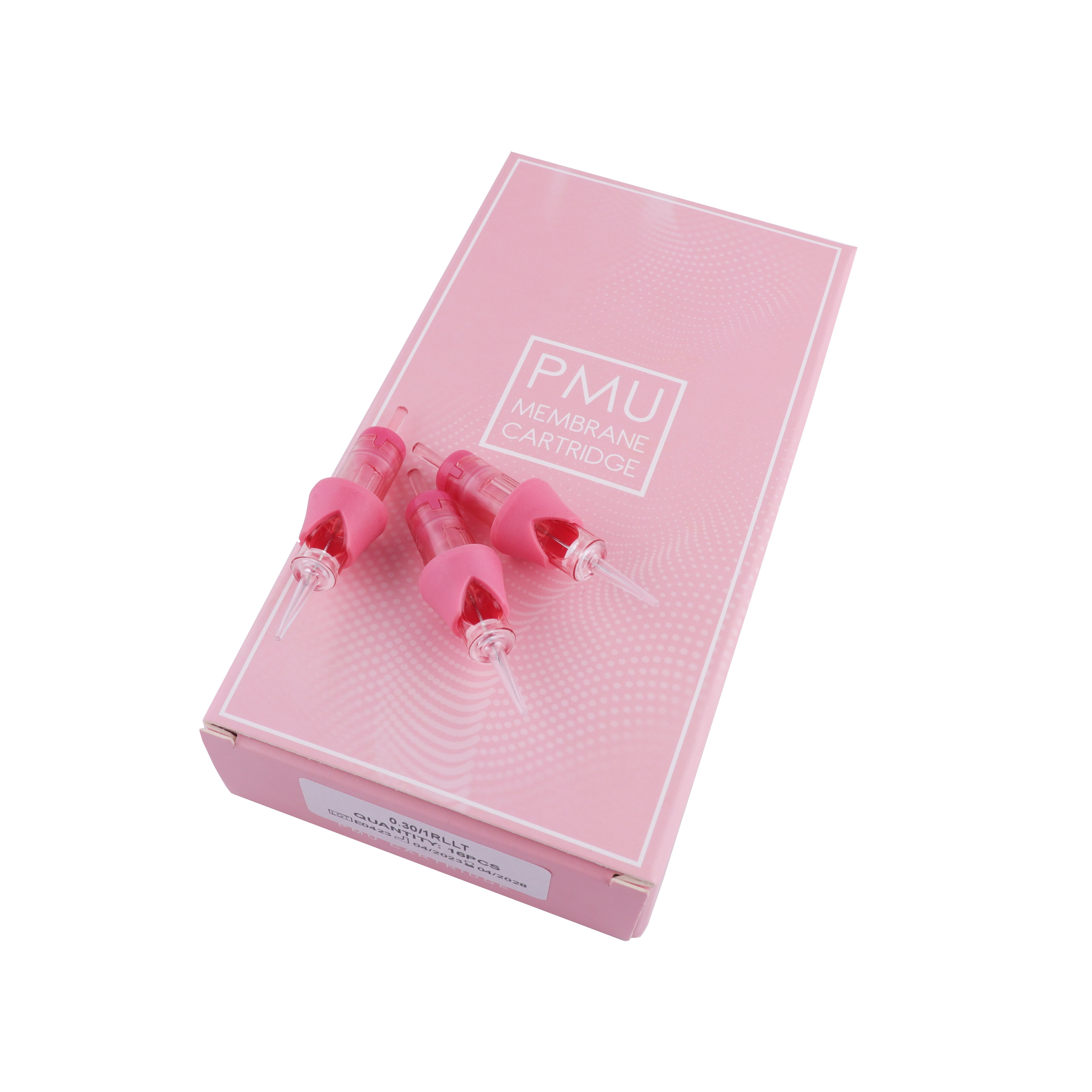 CE certificate Manufacture VIPER PMU Pink Membrane Cartridge Needle with Finger Ledge