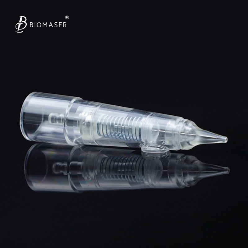 biomaser sterilized eyebrow tattoo needle tattoo needles professional tattoo disposable supplies agujas de cartuchos